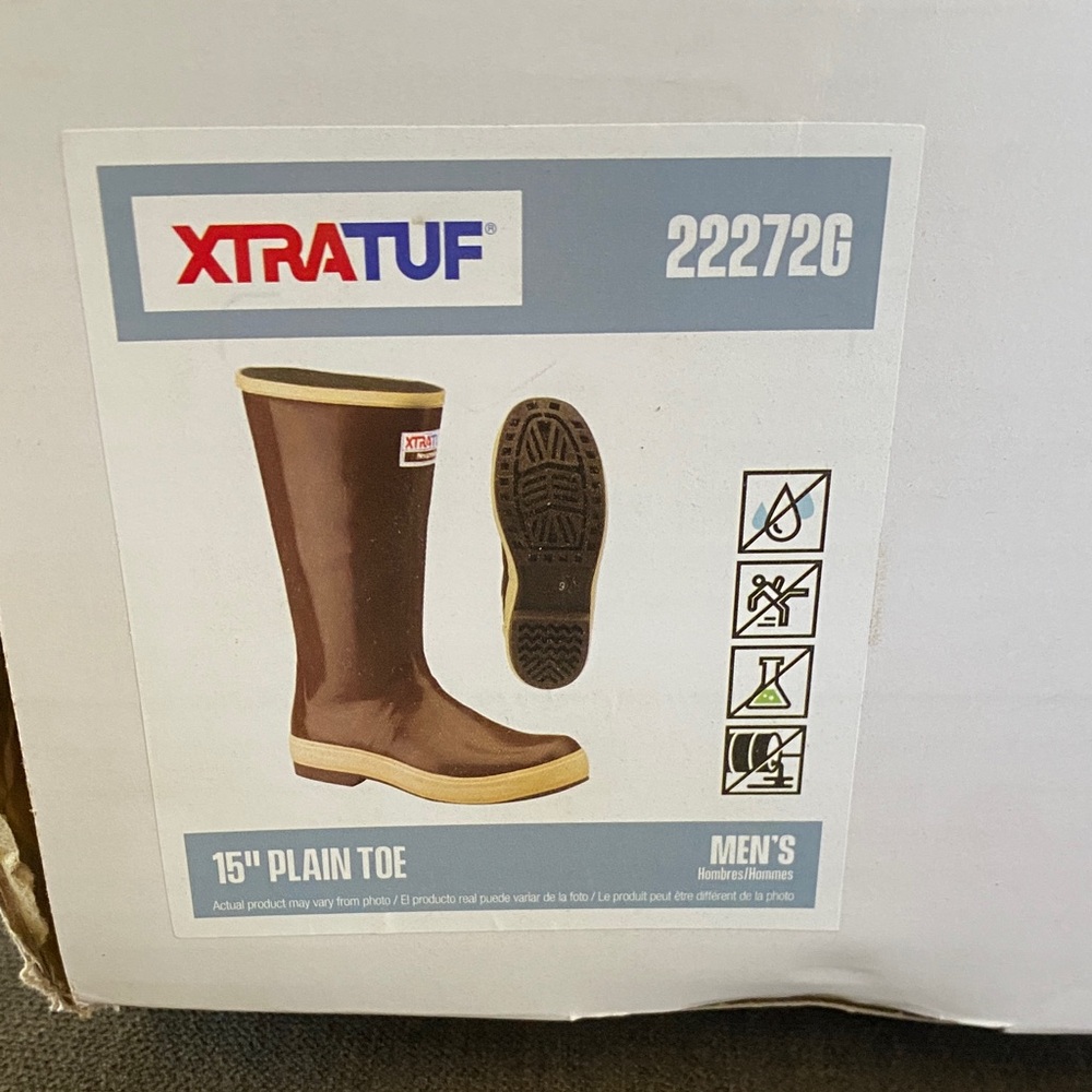 Xtratuf Men's 15" Plain Toe Boots - Dark Brown